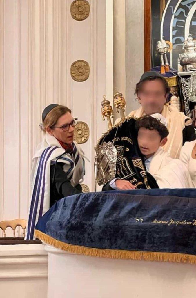 A Bar-Mitzvah that Stéphanie prepared at Ulif (rue Copernic, Paris)